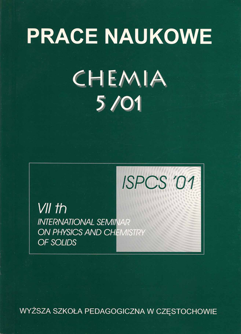 Chemistry Environment Biotechnology 2001