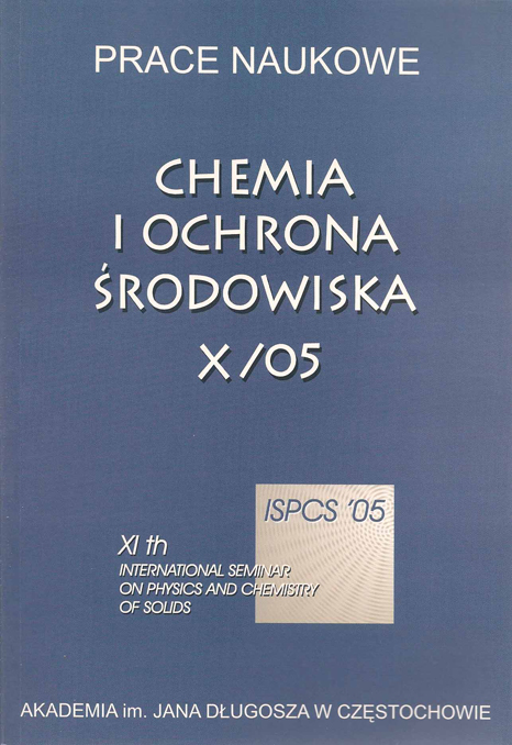 Chemistry Environment Biotechnology 2005
