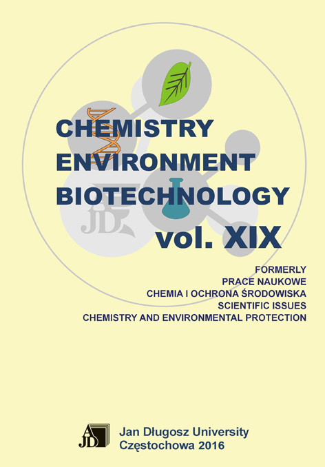 Chemistry Environment Biotechnology 2016