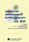 Chemistry Environment Biotechnology 2013
